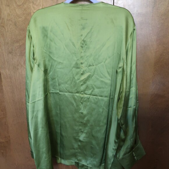 Ulla Popken Inspiration Relaxed Fit Silk Blouse Size 24/26 - Picture 6 of 7